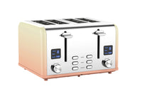 HKM-391763 4-Slice Modern Touch Screen Toaster with LED Display and Dust Cover