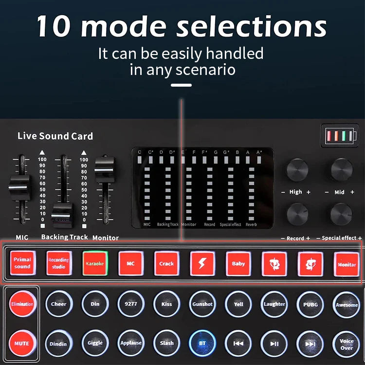 HKM-391763 USB Sound Card Adapter for Microphones and Headsets - Compatible with PCs and Phones