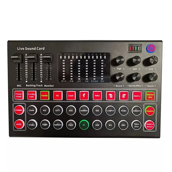 HKM-391763 USB Sound Card Adapter for Microphones and Headsets - Compatible with PCs and Phones