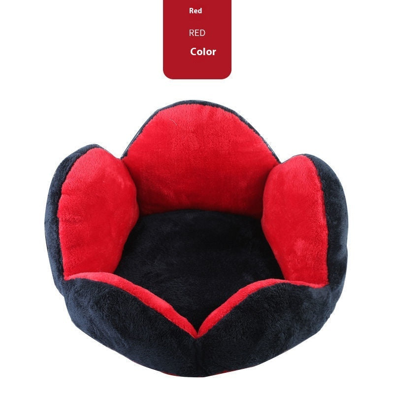 HKM-3920317 Cozy Universal Pet Nest Bed for Dogs and Cats - Warm & Comfortable 40cm to 60cm Options