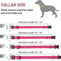 HKM-3921469 Adjustable Nylon Dog Chest Strap Collar in Multiple Colors