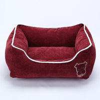 HKM-3921725 Bite-Resistant Corduroy Kennel - Multiple Sizes Available