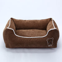 HKM-3921725 Bite-Resistant Corduroy Kennel - Multiple Sizes Available