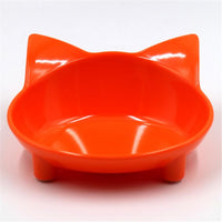 HKM-3921853 Cat-Shaped Melamine Pet Bowl with Anti-Slip Base for Easy Feeding and Cleaning