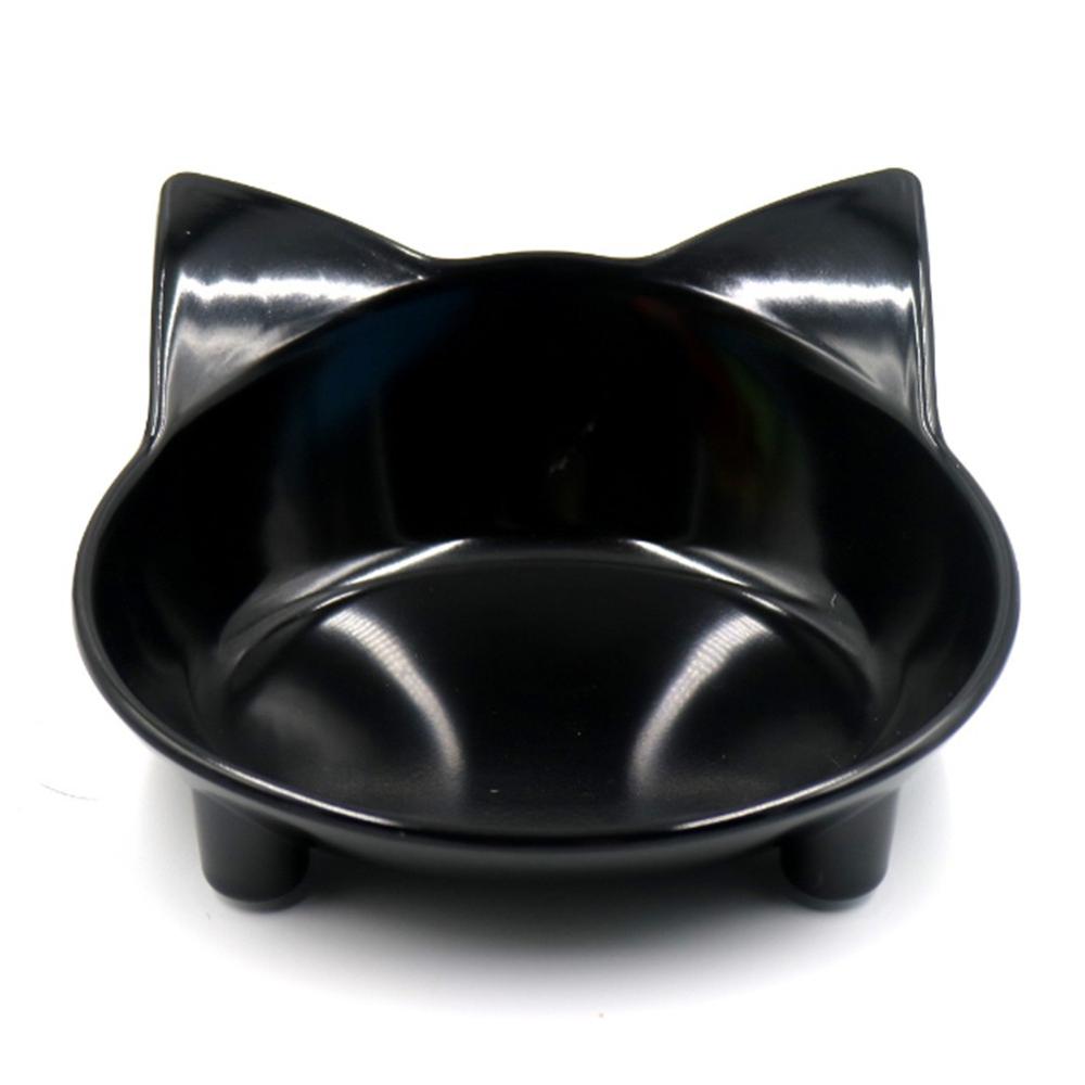 HKM-3921853 Cat-Shaped Melamine Pet Bowl with Anti-Slip Base for Easy Feeding and Cleaning