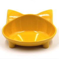 HKM-3921853 Cat-Shaped Melamine Pet Bowl with Anti-Slip Base for Easy Feeding and Cleaning