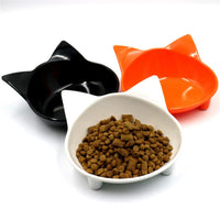 HKM-3921853 Cat-Shaped Melamine Pet Bowl with Anti-Slip Base for Easy Feeding and Cleaning
