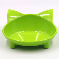 HKM-3921853 Cat-Shaped Melamine Pet Bowl with Anti-Slip Base for Easy Feeding and Cleaning