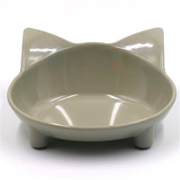 HKM-3921853 Cat-Shaped Melamine Pet Bowl with Anti-Slip Base for Easy Feeding and Cleaning
