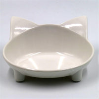 HKM-3921853 Cat-Shaped Melamine Pet Bowl with Anti-Slip Base for Easy Feeding and Cleaning
