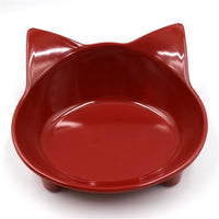 HKM-3921853 Cat-Shaped Melamine Pet Bowl with Anti-Slip Base for Easy Feeding and Cleaning