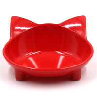 HKM-3921853 Cat-Shaped Melamine Pet Bowl with Anti-Slip Base for Easy Feeding and Cleaning