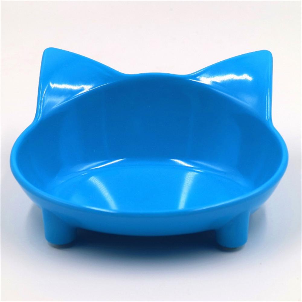 HKM-3921853 Cat-Shaped Melamine Pet Bowl with Anti-Slip Base for Easy Feeding and Cleaning