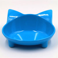 HKM-3921853 Cat-Shaped Melamine Pet Bowl with Anti-Slip Base for Easy Feeding and Cleaning