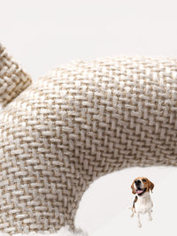 HKM-3922493 Creative Plush Toy for Dogs - Elephant, Sheep, and Monkey - 28cm Long, Linen and Plush Material