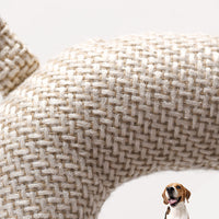 HKM-3922493 Creative Plush Toy for Dogs - Elephant, Sheep, and Monkey - 28cm Long, Linen and Plush Material