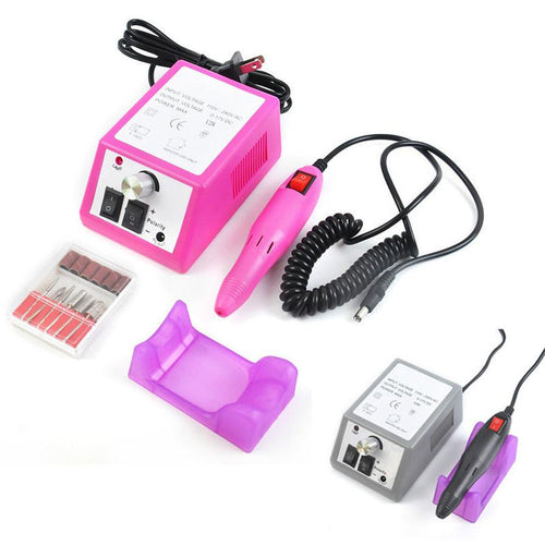 HKM-392339 Electric Nail Polisher Set with 35000 RPM, Lightweight Design, Versatile for Nail Art and Crafting