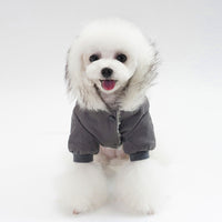 HKM-3924029 Cozy Cotton and Fleece Dog Vest for Autumn and Winter Wear