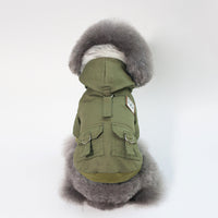 HKM-3924029 Cozy Cotton and Fleece Dog Vest for Autumn and Winter Wear