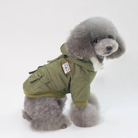 HKM-3924029 Cozy Cotton and Fleece Dog Vest for Autumn and Winter Wear