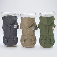 HKM-3924029 Cozy Cotton and Fleece Dog Vest for Autumn and Winter Wear