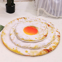 HKM-3925693 Cozy Four Seasons Pet Blankets for Dogs and Cats - Fried Egg, Pizza, Cabbage, Avocado, Toast, Bacon, Rabbit Designs
