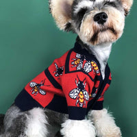 HKM-3925821 Cozy Coral Fleece Dog Sweater for Autumn and Winter, Casual Design, Warm Pet Clothing
