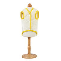 HKM-3927229 Soft Flannel Dog Vest in Pink, Blue, and Yellow - Sizes S-XXL