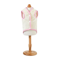 HKM-3927229 Soft Flannel Dog Vest in Pink, Blue, and Yellow - Sizes S-XXL