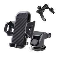 HKM-392723 Carbon Fiber Car Phone Holder - Anti-Vibration, Anti-Skid for 4.0-7.0 inch Devices