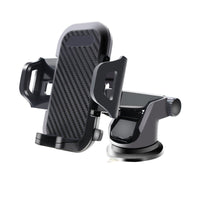 HKM-392723 Carbon Fiber Car Phone Holder - Anti-Vibration, Anti-Skid for 4.0-7.0 inch Devices