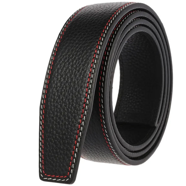 HKM-392723 First Layer Cowhide Colour Thread Men's Fashion Belt - Model LY35-3597