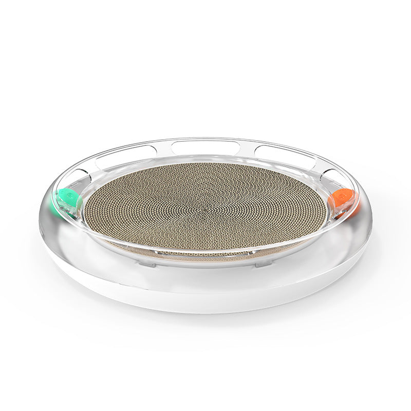 HKM-3927613 Cat Scratching Board with Corrugated Paper and Catnip - Multi-Function Claw Grab Pad for Pets
