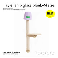 HKM-3929021 Glass Wall Chamfer Cat Scratch Tree with Strong Adhesive Suckers and Simple Design