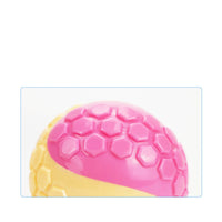 HKM-3930045 Interactive Bite-Resistant TPR Colorful Grid Ball Dog Toy - 6CM Diameter