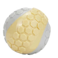 HKM-3930045 Interactive Bite-Resistant TPR Colorful Grid Ball Dog Toy - 6CM Diameter