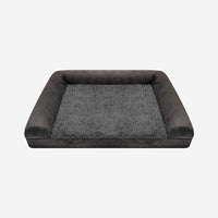 HKM-3931453 Waterproof Removable Suede Cotton Fleece Kennel in Coffee, Navy, and Silver - Multiple Sizes Available