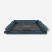 HKM-3931453 Waterproof Removable Suede Cotton Fleece Kennel in Coffee, Navy, and Silver - Multiple Sizes Available