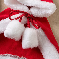 HKM-3931581 Cozy Red Cloak Shawl for Pets – Available in Sizes S, M, L
