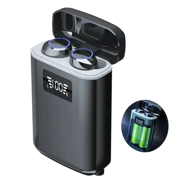HKM-393171 Wireless TWS Earbuds with 4000mAh Power Bank and IPX7 Waterproof Rating