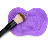 HKM-393235 Silicone Makeup Brush Cleaning Pad - Flexible and Durable Scrubber Mat for Cleansing Brushes