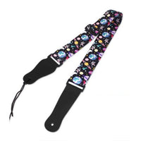 HKM-393235 Vibrant Printed Cloth Guitar Straps - Select Your Unique Style!