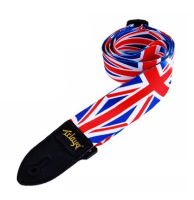 HKM-393235 Vibrant Printed Cloth Guitar Straps - Select Your Unique Style!