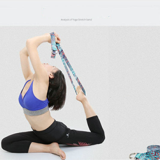 HKM-3932861 Yoga Stretching Pull Rope for Strength Training - Durable Polyester, 1.8M & 2.5M Options