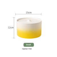 HKM-3933245 Ceramic Electric Cat Water Dispenser Fountain in Various Sizes and Colors
