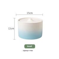 HKM-3933245 Ceramic Electric Cat Water Dispenser Fountain in Various Sizes and Colors