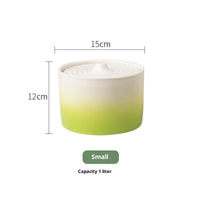 HKM-3933245 Ceramic Electric Cat Water Dispenser Fountain in Various Sizes and Colors