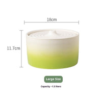 HKM-3933245 Ceramic Electric Cat Water Dispenser Fountain in Various Sizes and Colors