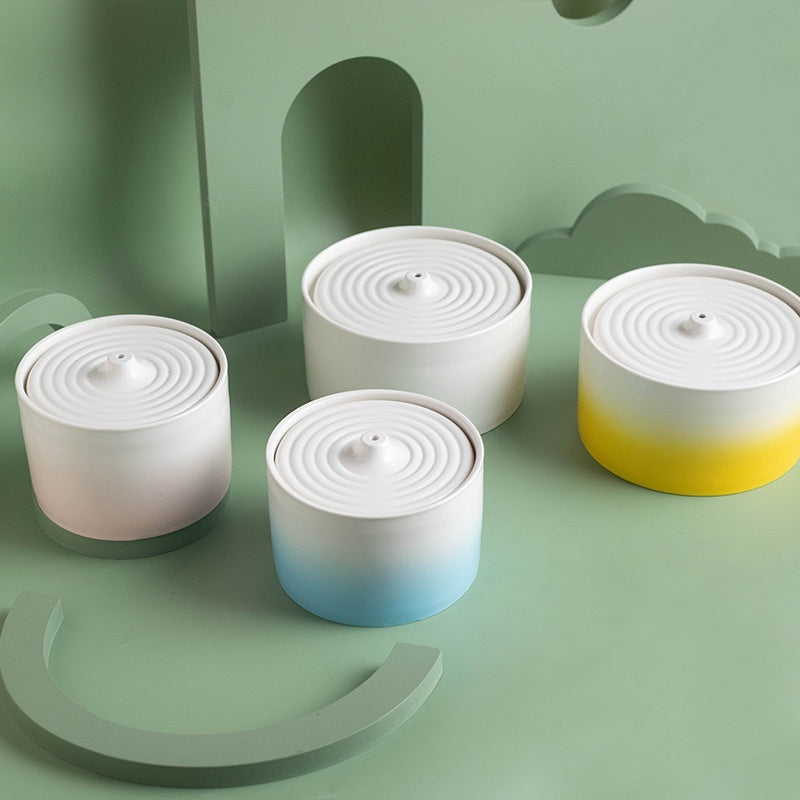HKM-3933245 Ceramic Electric Cat Water Dispenser Fountain in Various Sizes and Colors