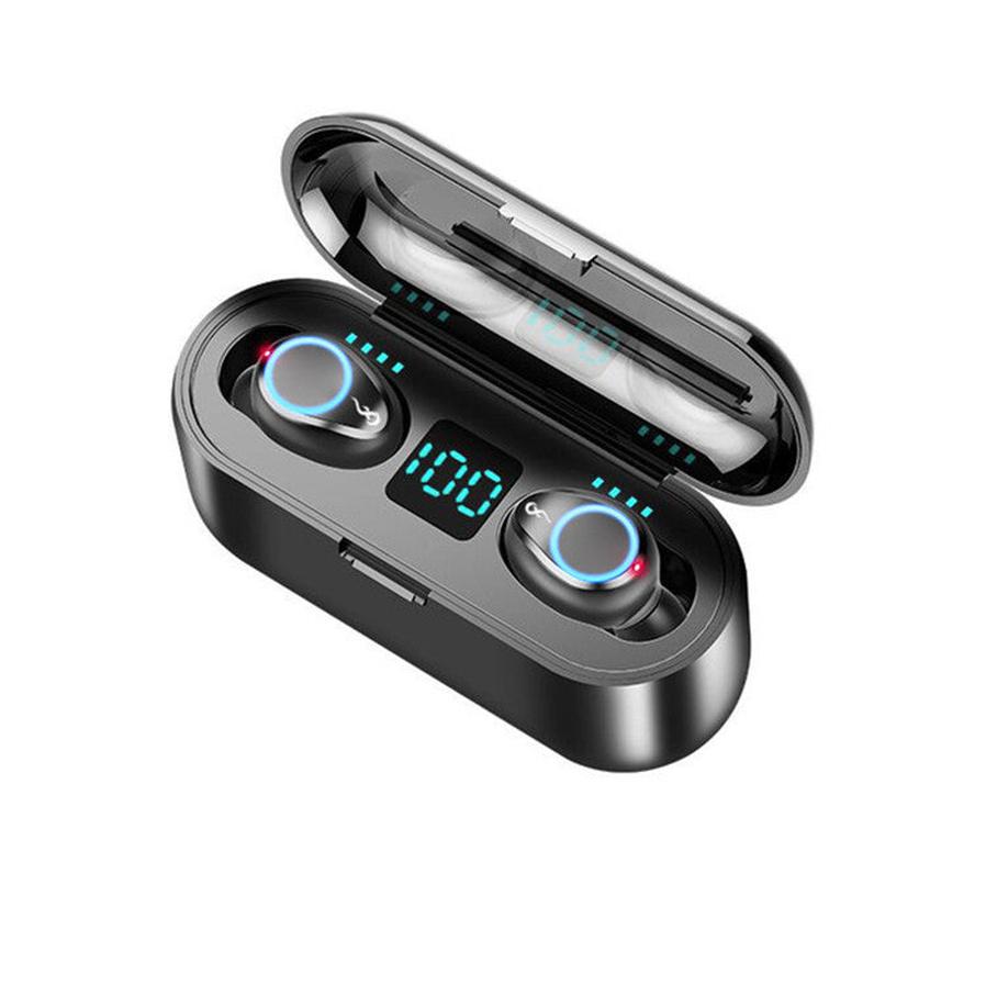 HKM-393363 Wireless Bluetooth In-Ear Headset with Call and Voice Control, Stereo Sound, LED Breathing Light - 10m Range, Bluetooth 5.0